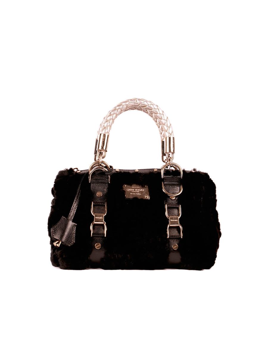 Gianni Versace Rabbit Fur Madonna Bag