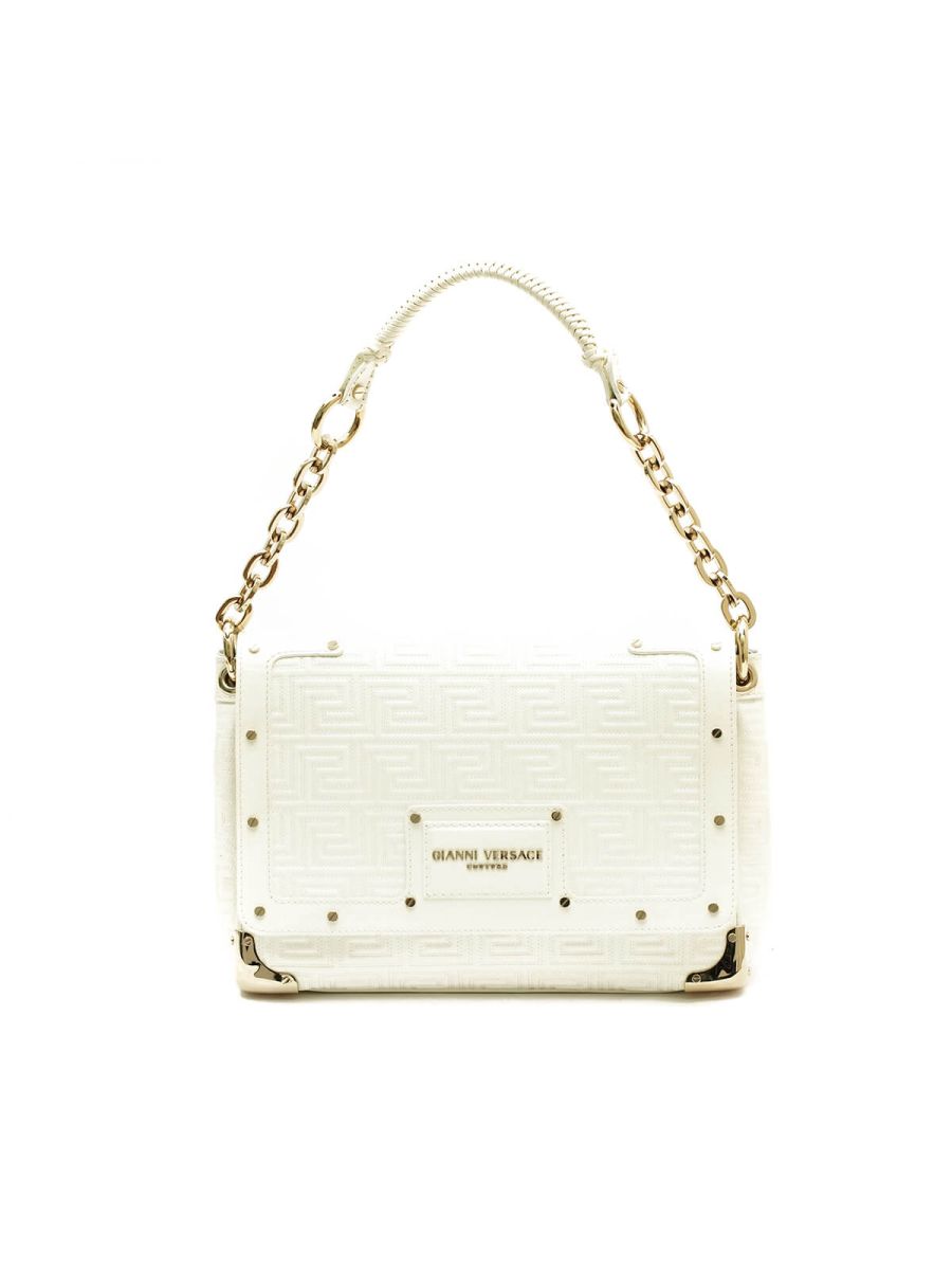 Madonna Patent Leather White Bag