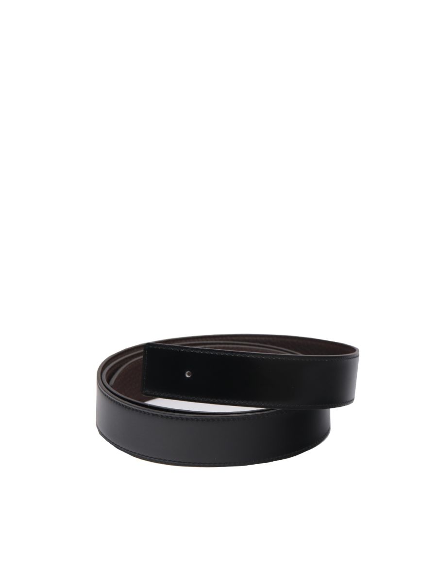 Unisex Black & Dark Brown Belt Size 115