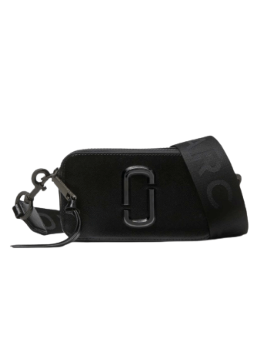 Tie-Dye Snapshot Black Crossbody Bag